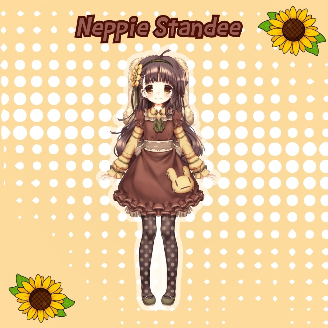 Neppienep - "The gear you get from the starting towns merchant in an RPG!" Acrylic Standee
