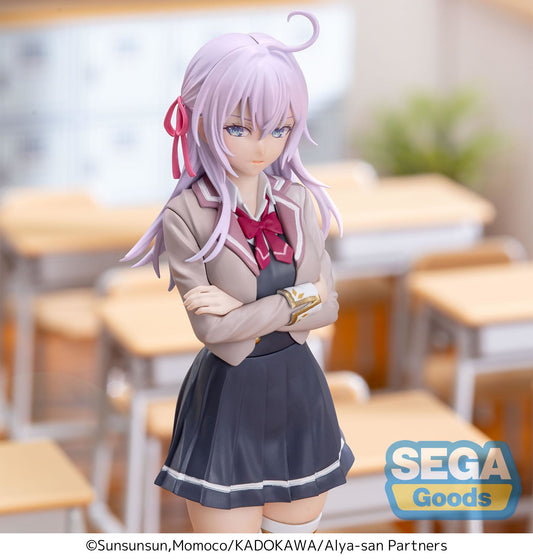 Alya Sometimes Hides Her Feelings in Russian - Alisa Mikhailovna Kujo School Uniform Figure Sega Luminasta