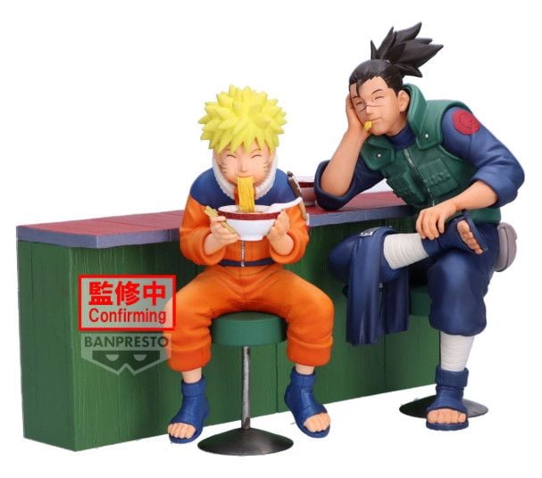 Naruto 72 - Uzumaki Naruto & Umino Iruka Series 16 Figure Banpresto
