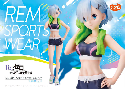 Re:Zero − Starting Life in Another World - Rem Sportswear Figure El Coco 1/7 Scale Figure (ELCOCO)