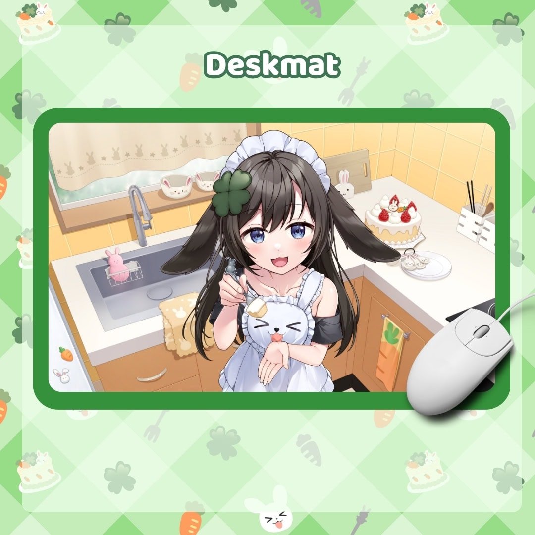 Kiki Pyon Pyon - Baking Time XL Deskmat