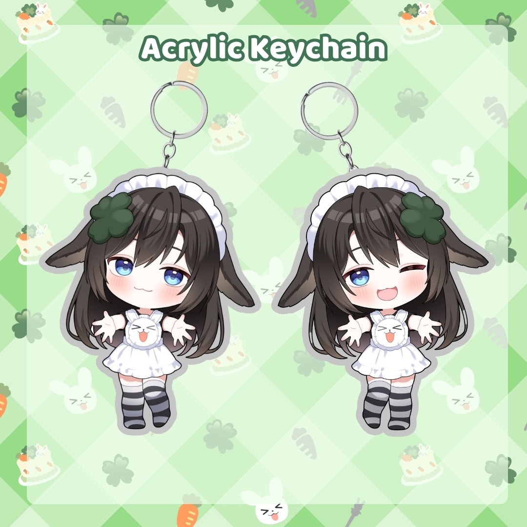 Kiki Pyon Pyon - Baking Time Acrylic Keychain