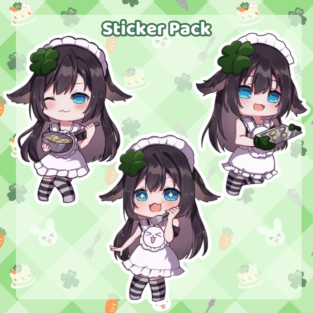 Kiki Pyon Pyon - Baking Time Sticker Set