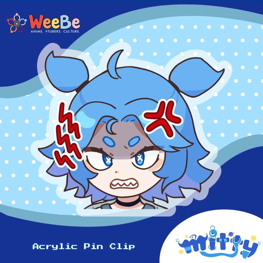 Mitty - Redebut Acrylic Pin-Clips (Set of 4)