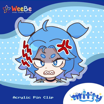 Mitty - Redebut Acrylic Pin-Clips (Set of 4)
