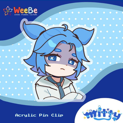 Mitty - Redebut Acrylic Pin-Clips (Set of 4)
