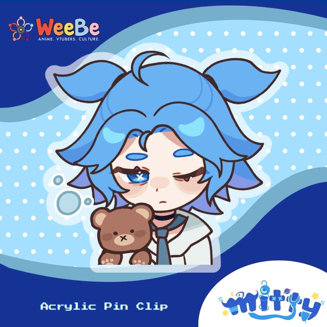 Mitty - Redebut Acrylic Pin-Clips (Set of 4)