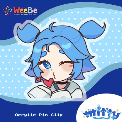 Mitty - Redebut Acrylic Pin-Clips (Set of 4)