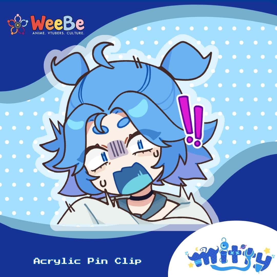 Mitty - Redebut Acrylic Pin-Clips (Set of 4)