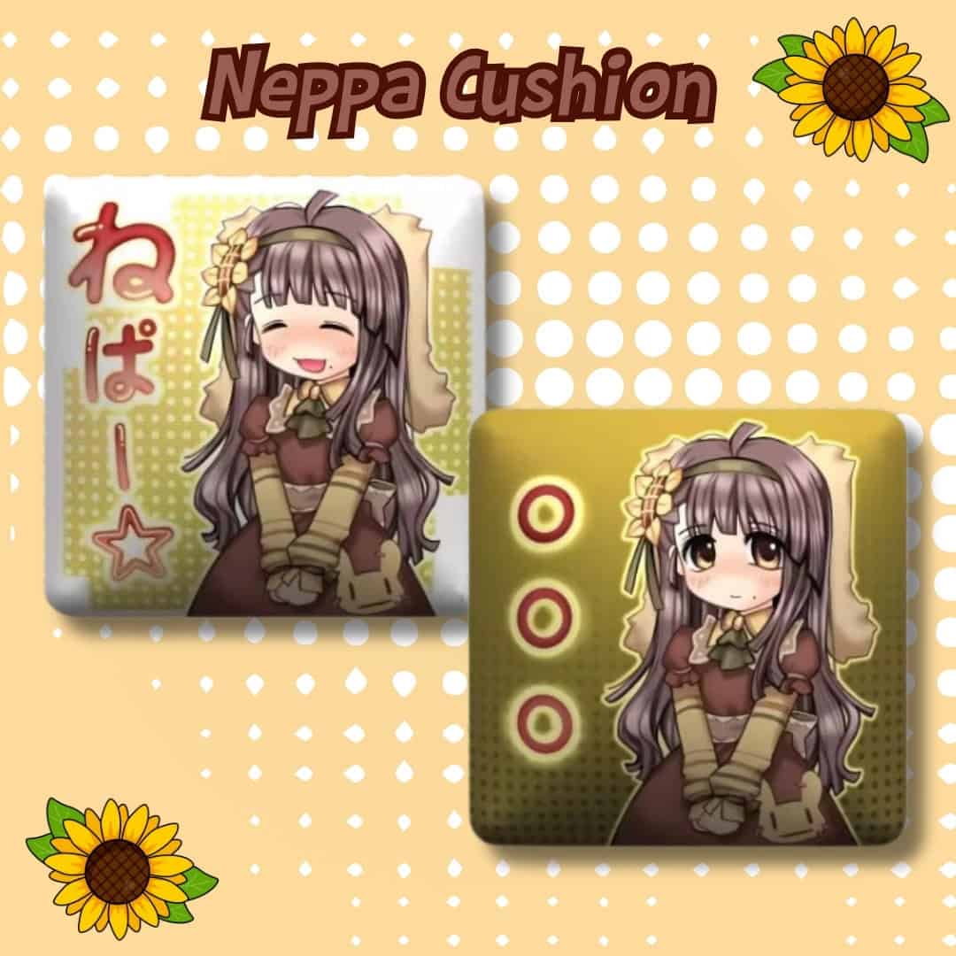 Neppienep - "The gear you get from the starting towns merchant in an RPG!" Square Cushion
