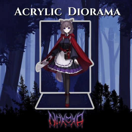 Nokko -  Midnight Forest Acrylic Diorama