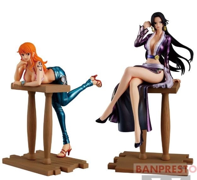 One Piece - Nami & Boa Hancock Figure Banpresto Grandline Journey Special