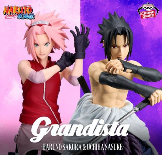 Naruto Shippuden - Haruno Sakura & Uchiha Sasuke Figure Banpresto Grandista